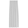 Voile Curtain 2 pcs Light Grey 245 x 140 cm Polyester