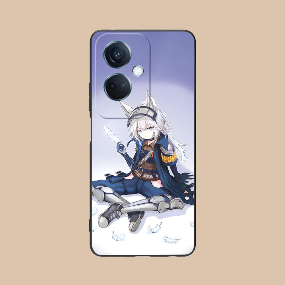 Arknights Grani Матовый ТПУ Чехол для Мобильного Телефона для OPPO Reno 14 13 12 11 10 9 8 7 6 5 F T Pro 5G Цветной Печатный Чехол