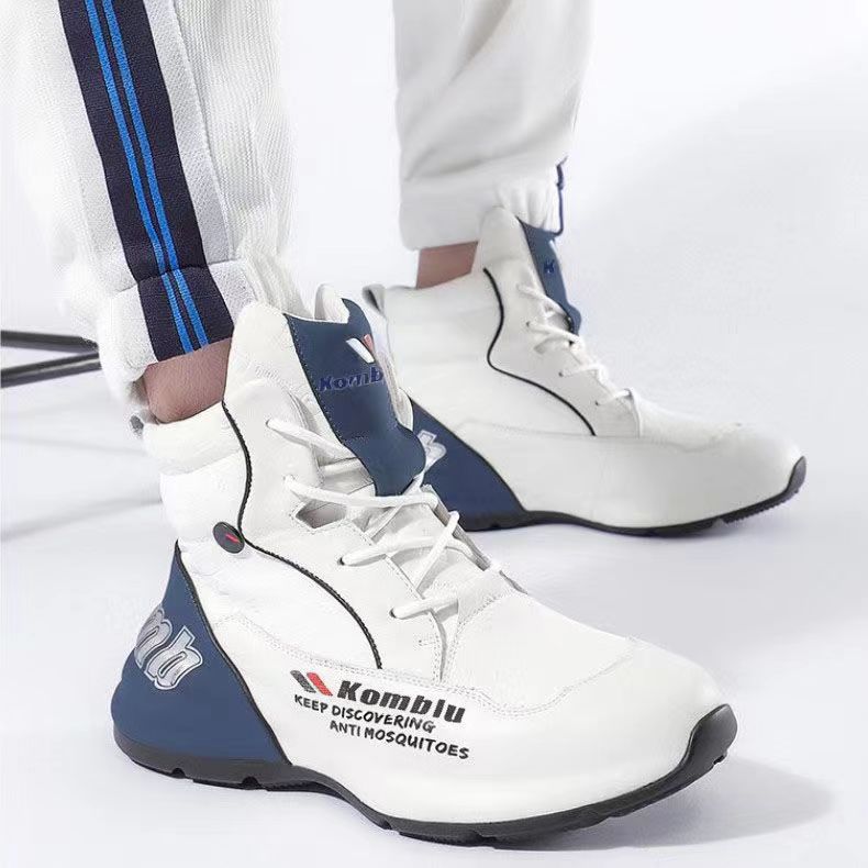 Мужская обувь Европейская станция зима удобная универсальная обувь на высокой подошве модный тренд спортивная мода повседневная обувь