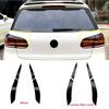 Carbon Fiber Style Rear Headlight Eyebrow Cover Eyelids Sticker Trim For Volkswagen VW Golf 6 MK6 GTI R 2008-12 Car Accessories