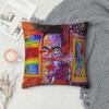 Hundertwasser End Of The Night Square Pillowcase Polyester Linen Velvet Printed Decor Pillow Case Car Cushion Cover