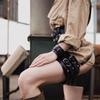 Женский сексуальный чулочный пояс из искусственной кожи, нижнее белье Bdms, бондаж для ног, готическая фетиш-одежда, экзотические аксессуары