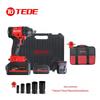 TEDE TE-6785 1/2-дюймовый беспроводной ударный гайковерт без щеток, комплект, китайская вилка (адаптер в комплекте)