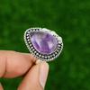 Распродажа ко Дню матери Элегантное обручальное кольцо из стерлингового серебра 925 пробы со звездой и аметистом