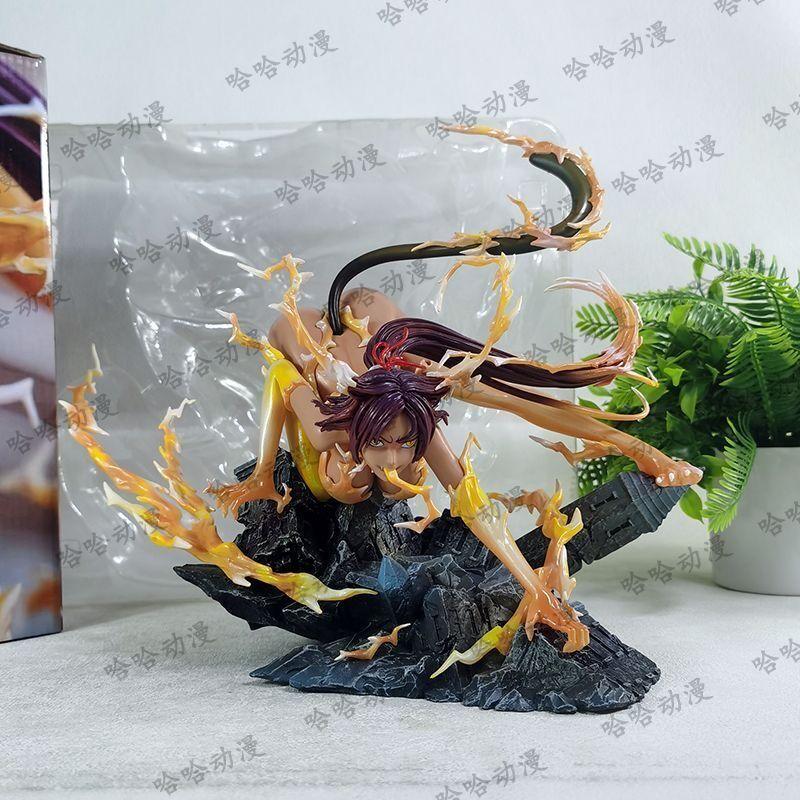 Аниме Блич Сихоин Ёруичи Модель Манга Фигурка Сихоин Ёруичи Фигурка Действия Игрушки 23 см GK Статуя Кукла Украшение Периферия