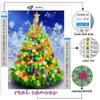 5D Diy алмазная живопись красочная Рождественская елка набор крестиков полная алмазная вышивка мозаика художественная картина стразы Декор подарок