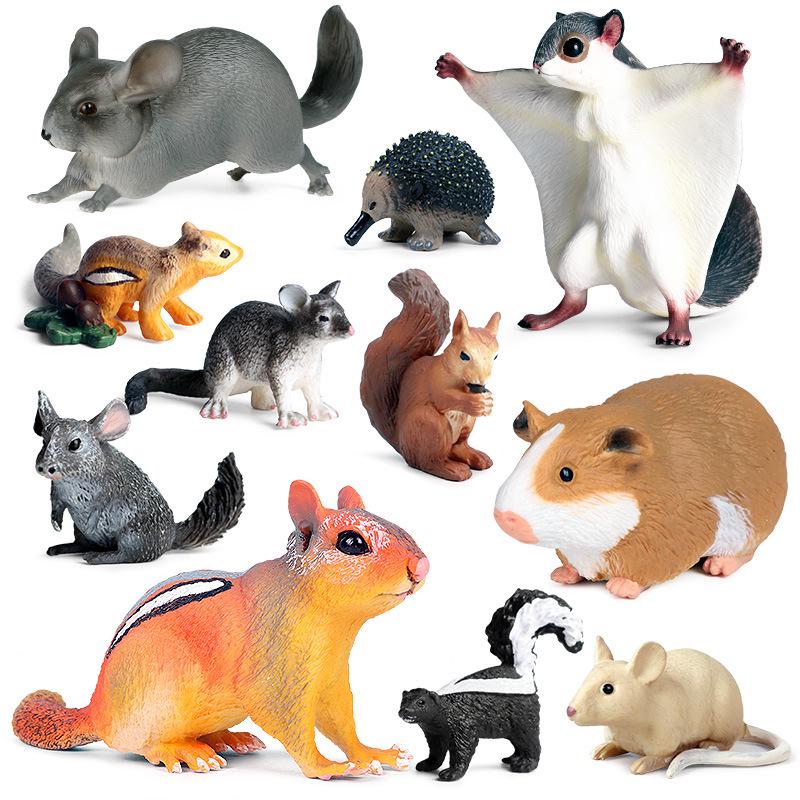 Children's Cognitive Rodent Simulation Toy: Chipmunk, Marmot, Squirrel, Guinea Pig Models