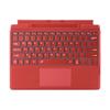 Type Cover for Microsoft Surface Pro or Portable Slim Wireless Keyboard with Touchpad Tablet Keyboard 8, 9, 10, X, (Poppy Red, Backlight)