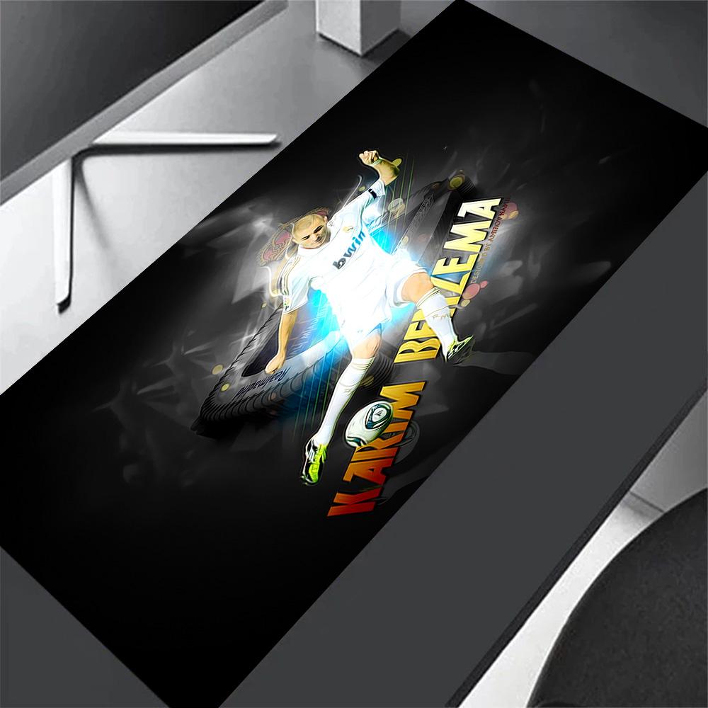 Benzema's Madrid Celebration Gaming Mouse Pad Gamer Mousepad Computer Desk Keyboard Mat Non-Slip Rubber Base Gaming Accessories Ideal Gift for Gamers