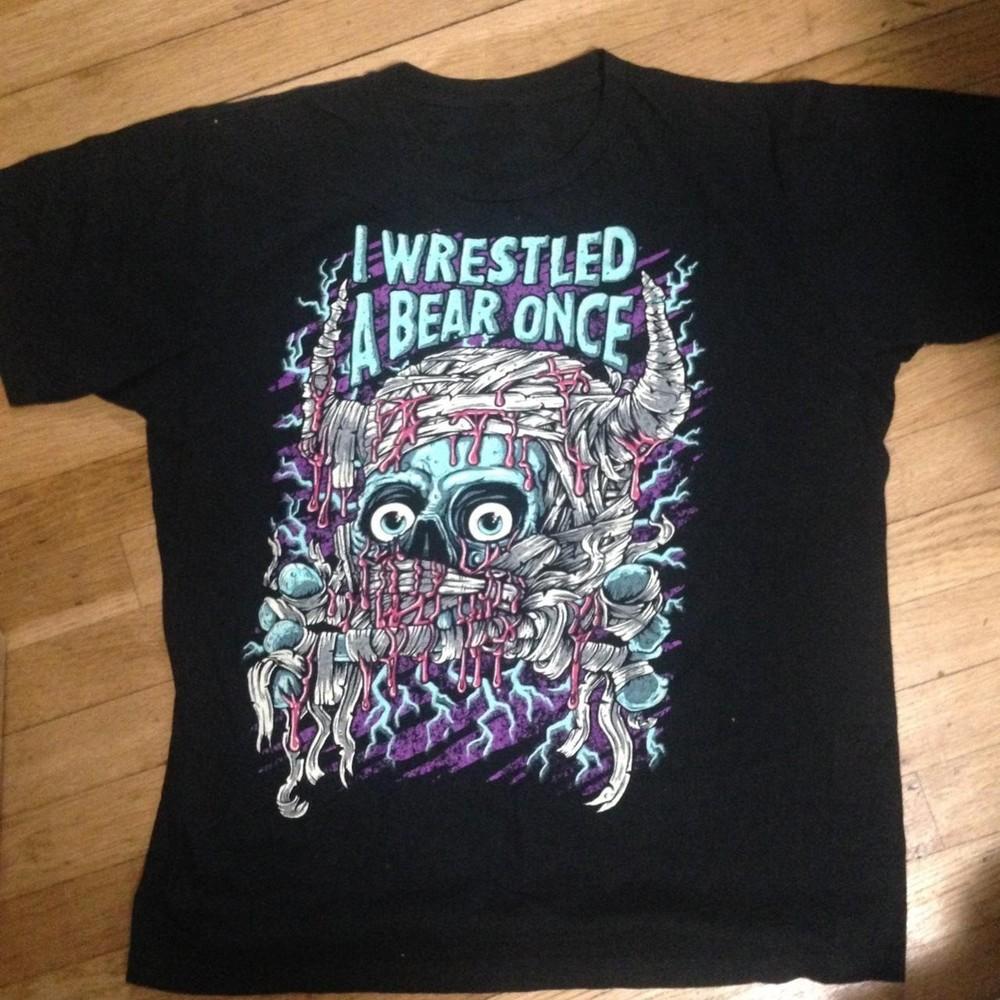 New Popular Iwrestledabear<wbr/>once Band Cotton Black S to 5XL Shirt SG343 Unisex T-Shirt
