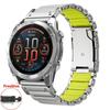Титановый 26мм ремешок Quick Fit для часов Garmin Fenix 8 7X Pro Tactix 7 EPIX Pro 51мм Enduro 3 2X Instinct 3 2X 50мм Металлический ремешок