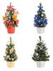 20/30cm Christmas Tree Home Bedroom Party Decorations Artificial Christmas Tree Children DIY Handicraft 2025 New Year Gift