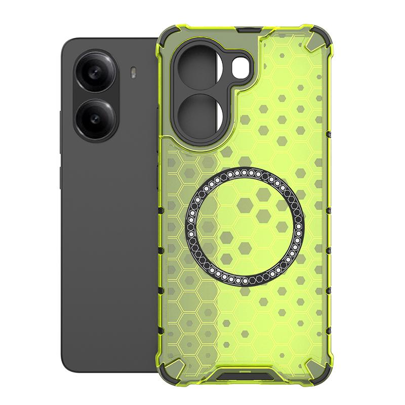 Для Xiaomi Redmi Turbo 4 5G Магнитное кольцо задняя крышка телефона чехол Magsafe кольцо беспроводная зарядка объектив защита ударопрочный купе чехлы