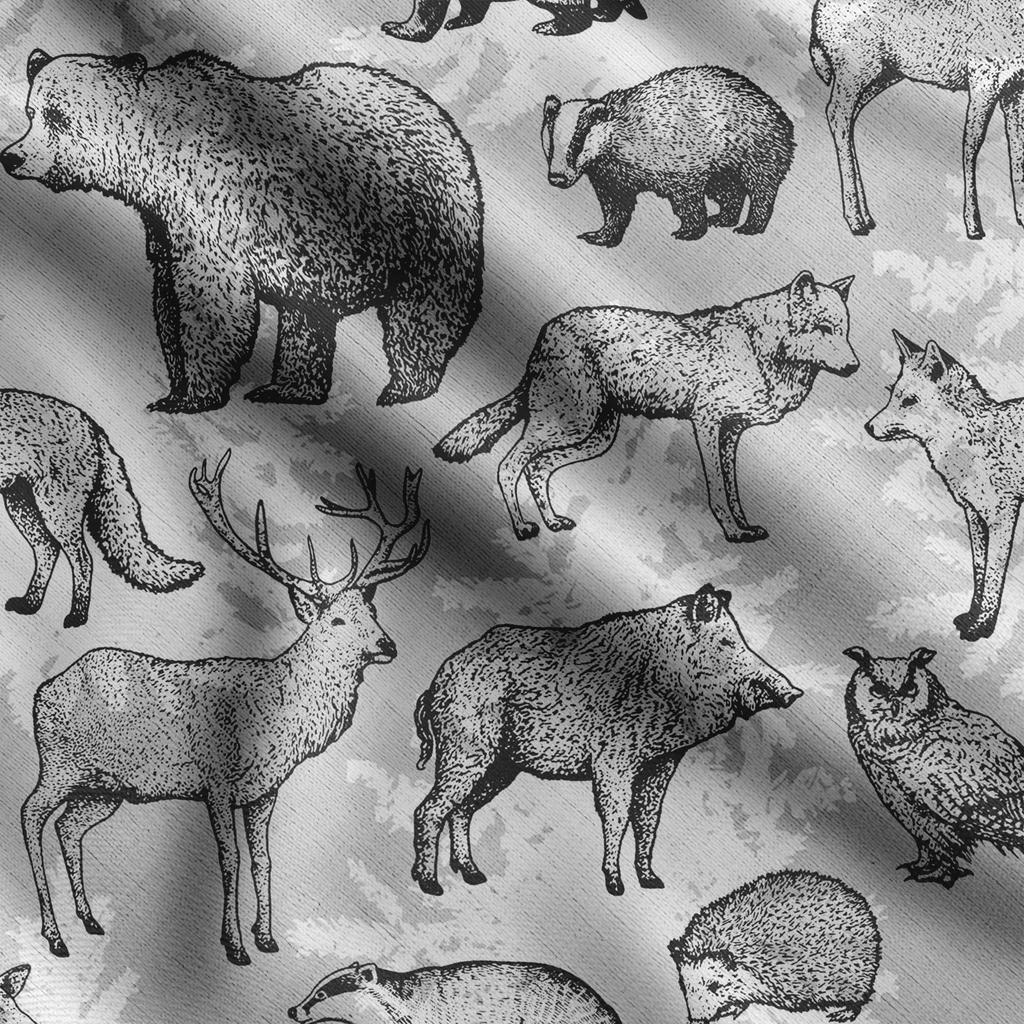 Soimoi Животный принт, хлопковый батист, ткань для квилтинга, продаваемая во дворе шириной 42 дюйма, хлопчатобумажная ткань средней плотности, швейные принадлежности,