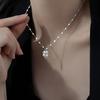 Серебро 925 пробы Четырехлистник Легкая Роскошь Ключица Ожерелье - 2025 Новый Высококлассный Женский Модный Аксессуар.