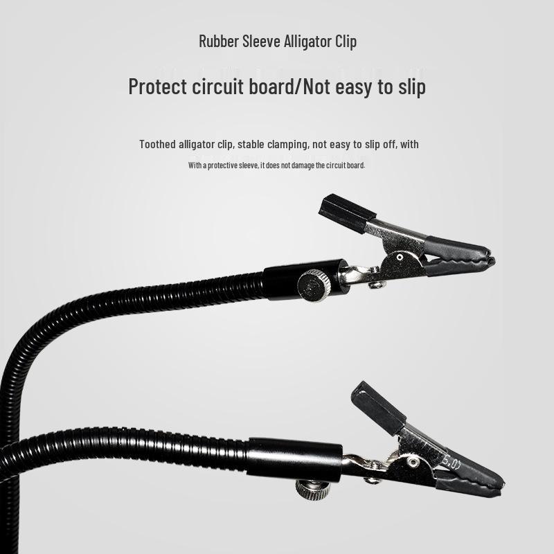 Фиксатор для ремонта мобильного телефона: Держатель печатной платы с универсальным стержнем и светодиодной лупой