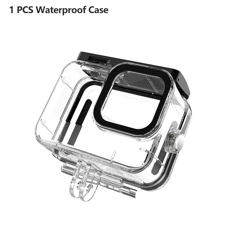 Для GoPro Hero 12 11 Плавающая палка Водонепроницаемый чехол Фильтры Противотуманные листы Набор Помощник для дайвинга для GoPro 12 11 10 9 Аксессуары