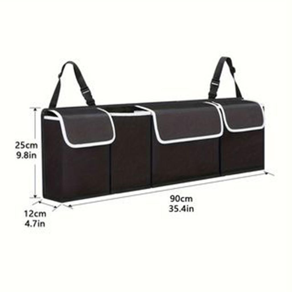 Органайзер для багажника автомобиля, регулируемая сетка для хранения на заднем сиденье, вместительная многофункциональная универсальная сумка-органайзер для автомобильного сиденья