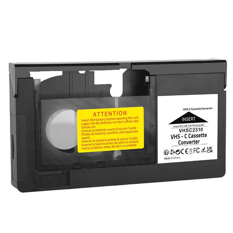 Для VHS-C SVHS-видеокамер Моторизованный адаптер для кассет VHS Не для 8-мм/MinIDV/Hi8 VHS-C-кассетного адаптера