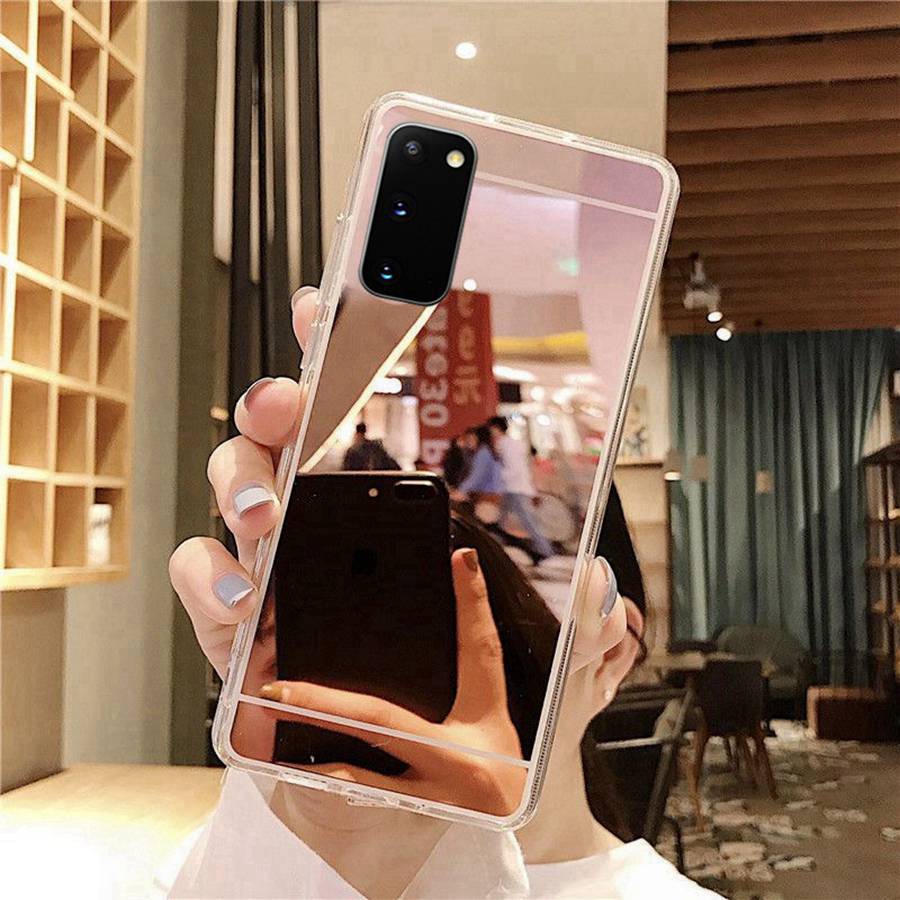 Силиконовый чехол с зеркалом для макияжа для Realme C31 C35 C33 C30 C53 C51 9 10 Pro OPPO A96 A54 A74 A94 A79 5G A76 A53 A16 A38 A57 A77 A60