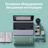 Ajazz 308I Офисная клавиатура Беспроводной Bluetooth 2.4G приемник