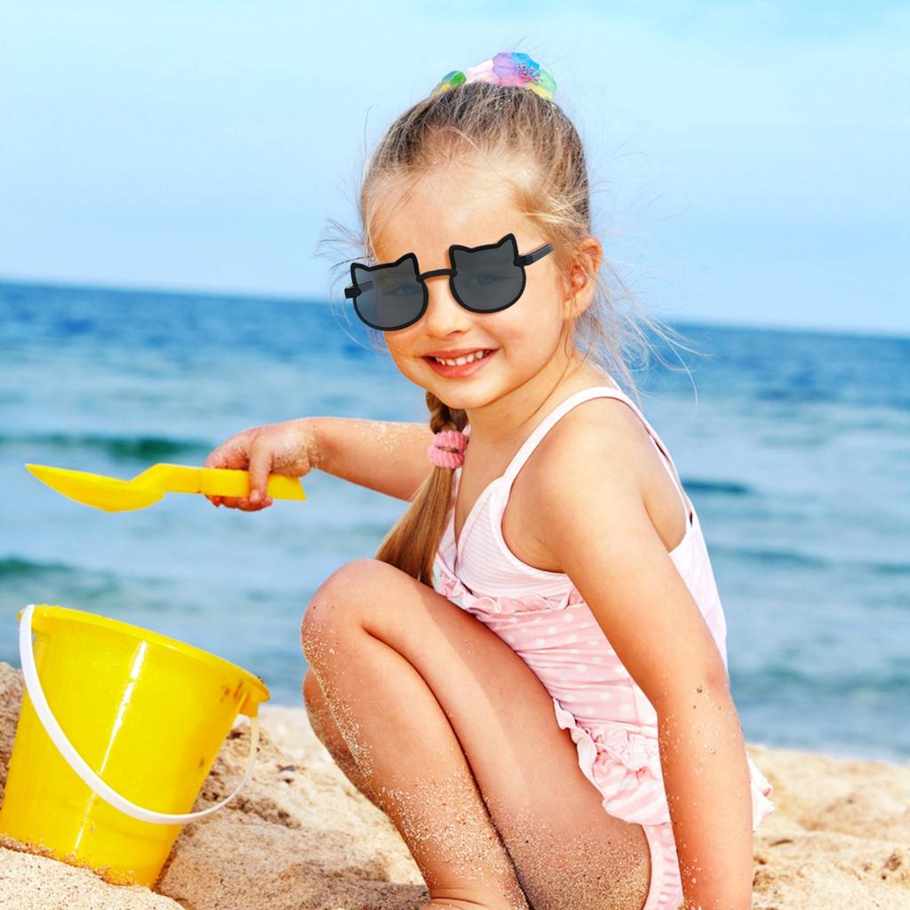 Детские солнцезащитные очки Cartoon Cat Cute Baby Sunshade Glasses