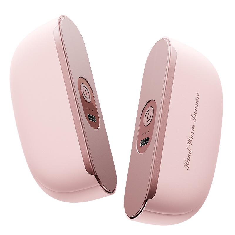 2025 Dual Magnetic 2-in-1 Rechargeable Hand Warmer: Mini, Separable, Self-Heating Gift for Girls