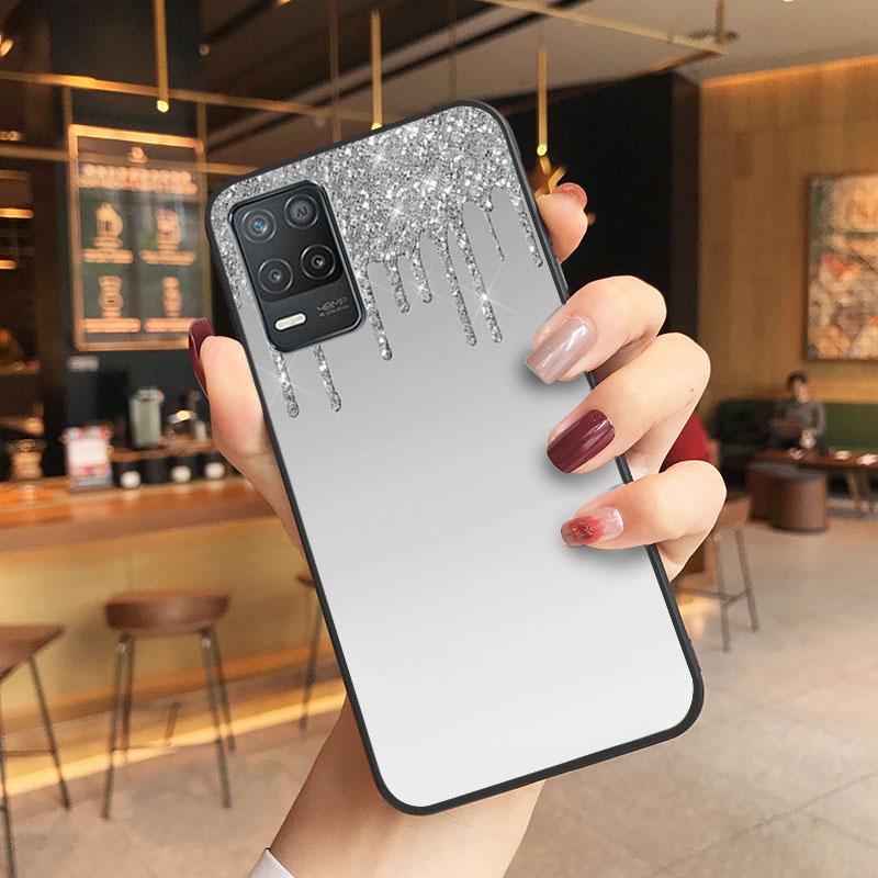 Розовый блестящий чехол для телефона OPPO Realme GT 2 Pro X2 Pro XT C25S 8 7 6 Pro 6i GT Master C3 C21 C21Y C11 X3 SuperZoom