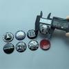 C200 E200 For Mercedes Benz 29mm 38mm Curved Logo Cap Multimedia Knob Hood Cover Badge for Mercedes Benz AMG Star Wheat Apple Tr