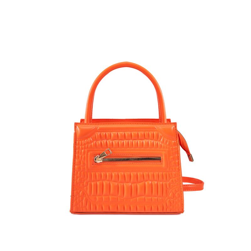 Сумка через плечо Новая дофаминовая однотонная модная однотонная сумочка нишевой текстуры сумка-мессенджер маленькая квадратная сумка