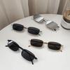 New Fashion Small Rectangle Sunglasses Men Women Vintage Square Driving Sun Glasses Luxury Metal Frame Eyewear