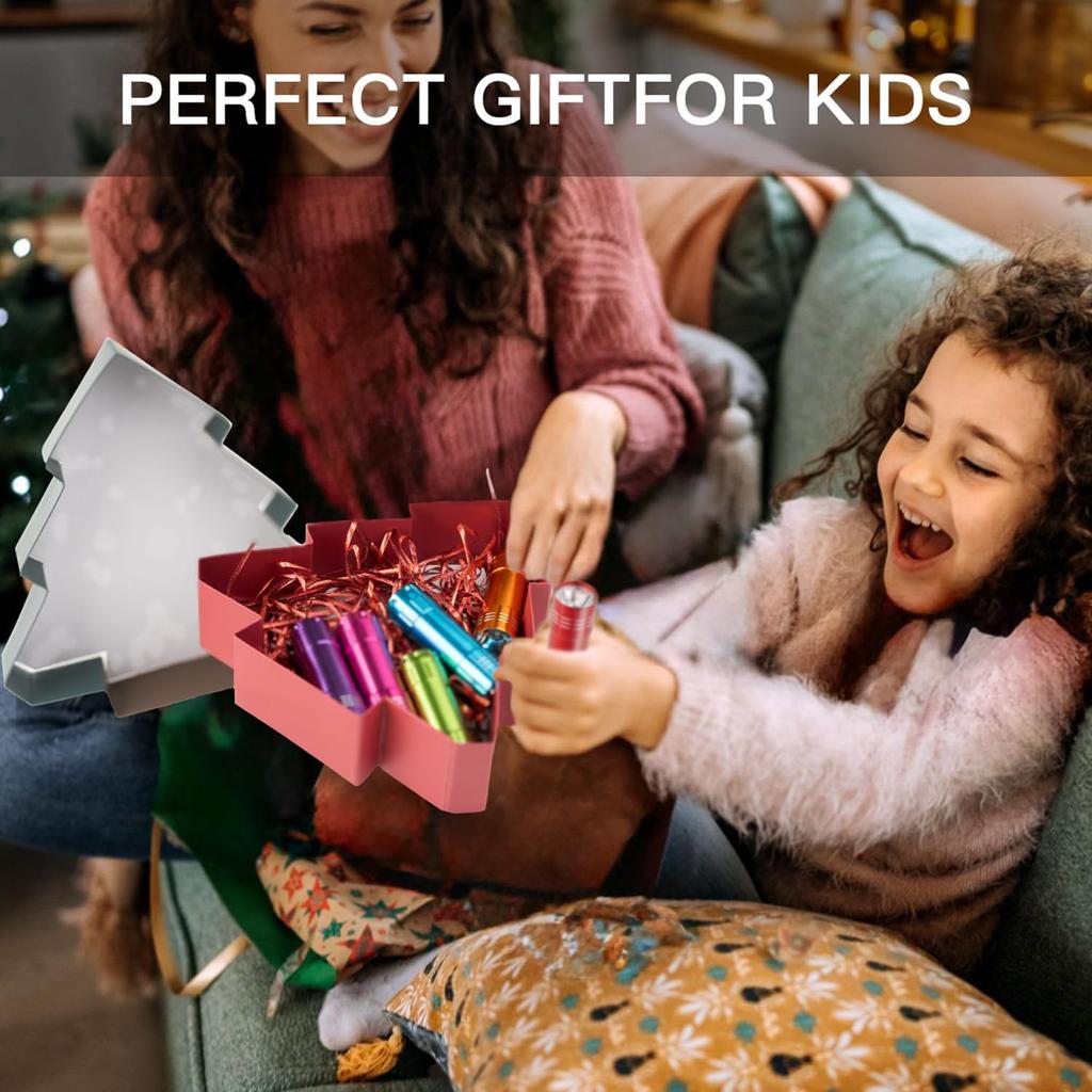 KunHe 30 Pack Mini Bulk Cheep Flashlights Aluminum LED Handheld Torches with Lanyard Batteries Included for Party Favors Camping Power Outage