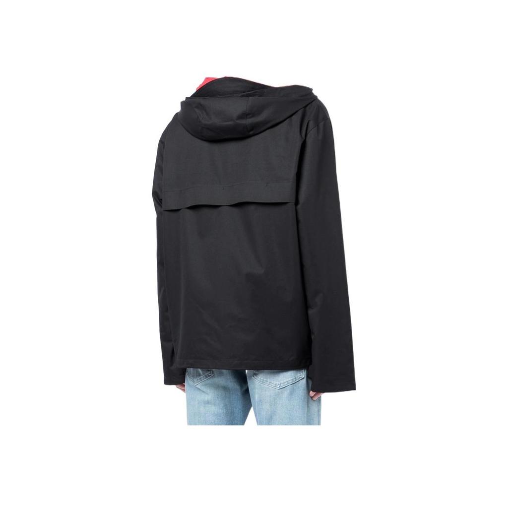 Polo Ralph Lauren SS22 однотонная удобная водонепроницаемая куртка с капюшоном на молнии для мужчин, черная 710861091001BLACK