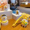 Брелок для ключей Wacky Little Liu Duck 3D, модный брелок для ключей, подвеска для школьного рюкзака, подарок
