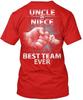 Uncle And Niece Best Team Ever D Standard Unisex T-Shirt