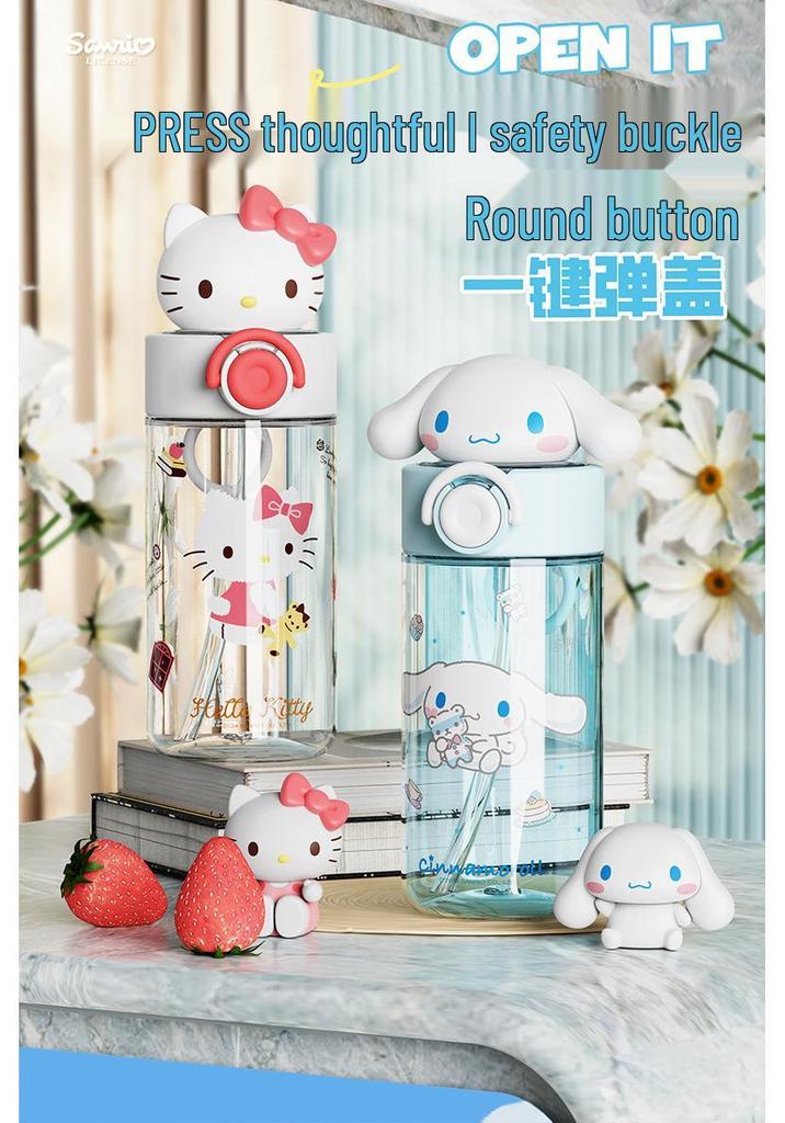 Летний стакан для воды Sanrio: Стильный, Портативный, Незаменимый для школы для студентов