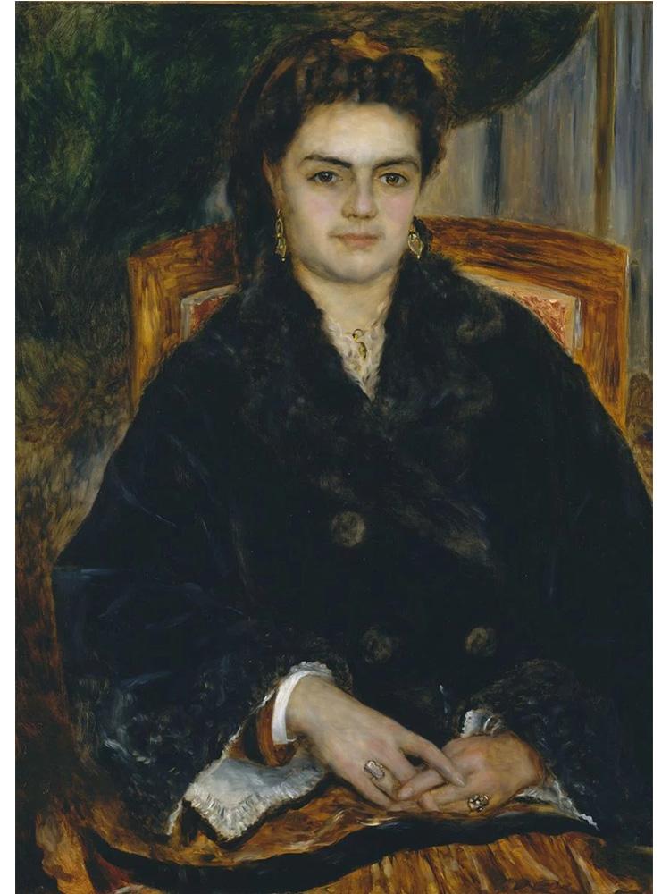 Французский импрессионист Огюст Ренуар, картина с принтом плаката, холст, картина на берегу моря, настенное искусство для галереи, домашний декор для комнаты