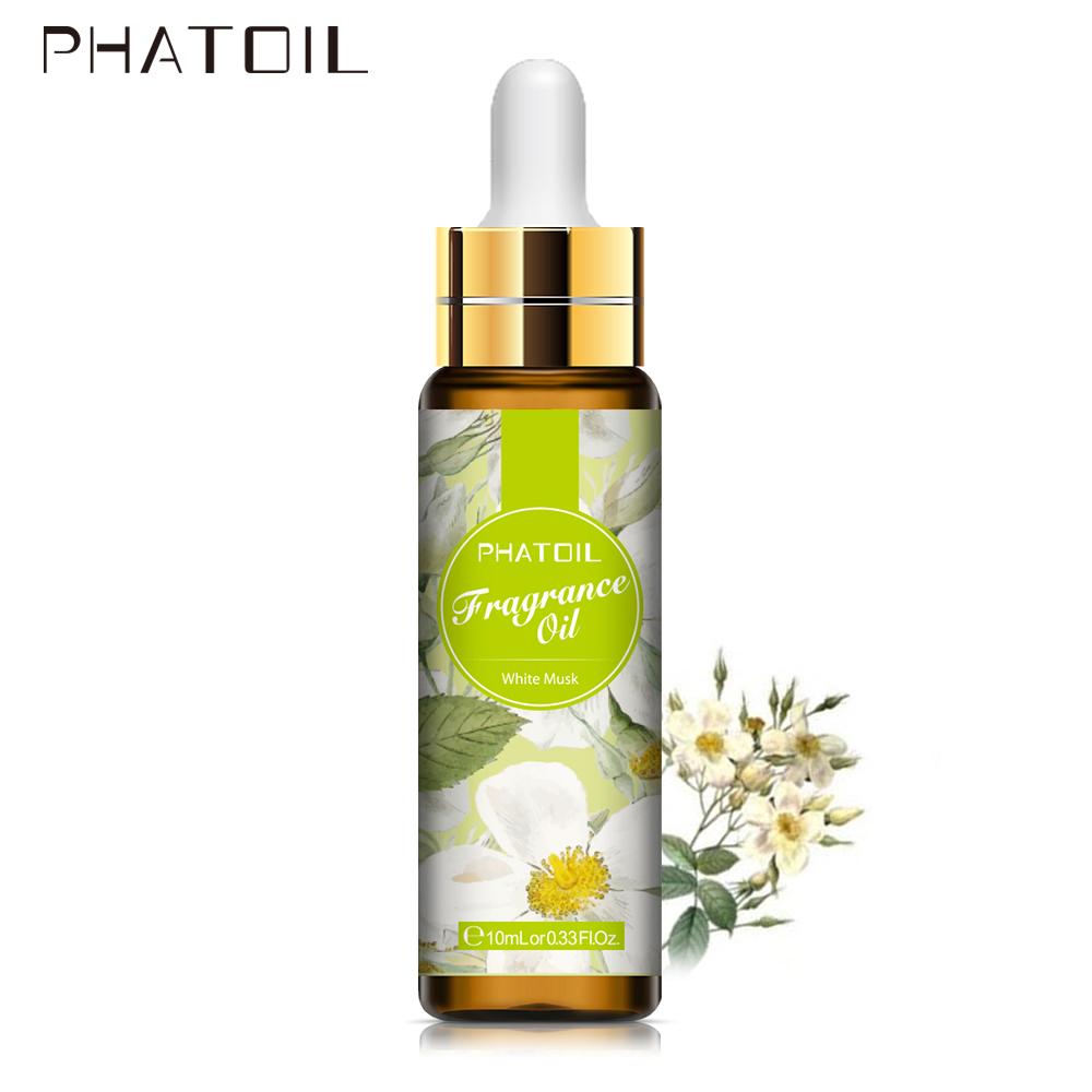 PHATOIL 10 мл ароматическое масло с капельницей Натуральное эфирное масло для изготовления свечей, мыла, парфюмерии, диффузор свежести воздуха, уход за кожей, массажное масло для тела