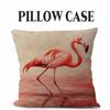 Flamingo Series Throw Pillow Covers With Digital Printing Of Short Plush Fabric Car-Shaped Sofa Cushion For Office Home Decor