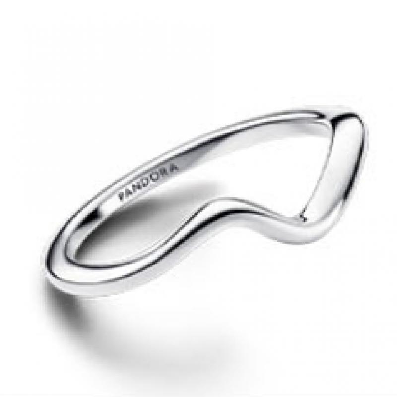 Pandora Polished Wave Ring 193095c00