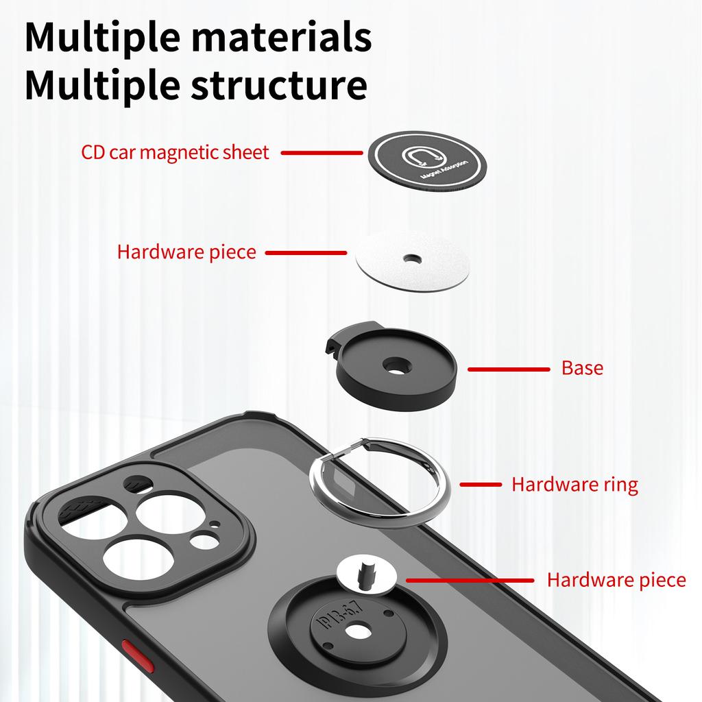 Чехол Armor для iPhone 15 Pro Max 14 Plus 13 12 Mini 11 X XS Max XR SE 7 8 Plus чехол-кольцо-подставка-держатель Coque Funda Capa