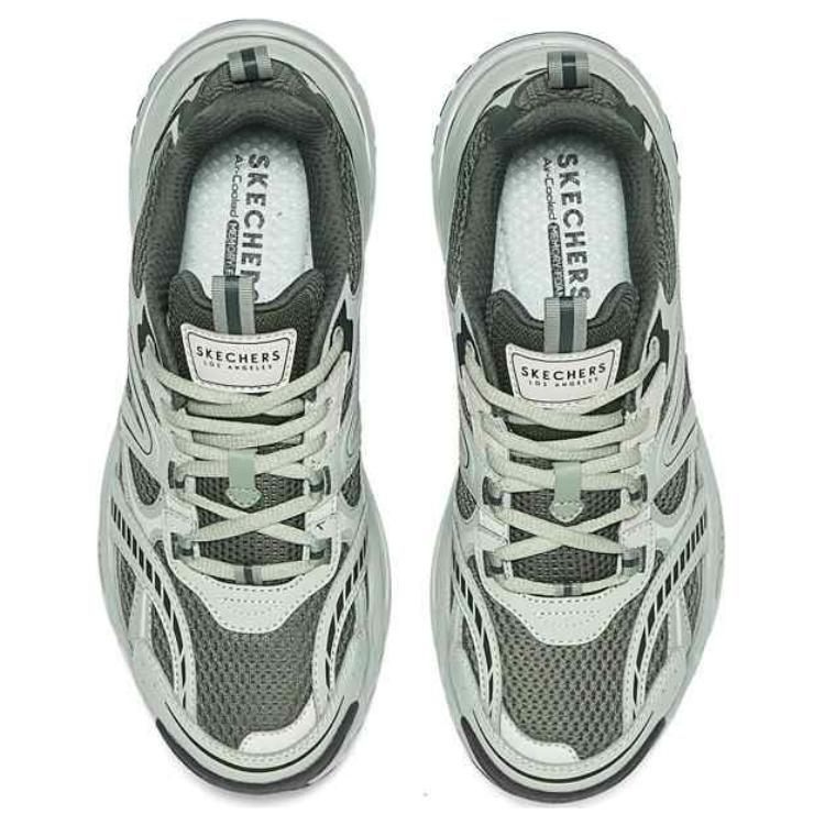 Skechers Кроссовки Lifestyle Moon Shoe 2 с воздушной подушкой Panda Shoes Модные Удобные Толстая Подошва Износостойкие Увеличивающие Рост Низкие Папины Ботинки 183199-OLGY