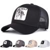 Spring and Summer Wolf Embroidery Sunscreen Hat Outdoor Breathable Baseball Cap Unisex Sports Hip Hop Caps Mesh Hats