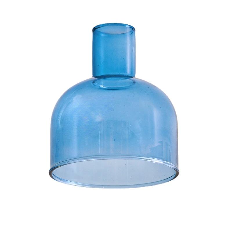 Подсвечник для свадебного украшения, центральный элемент, ваза для бутонов, ваза для бутылок, подсвечник для домашнего декора, стеклянная подсвечник