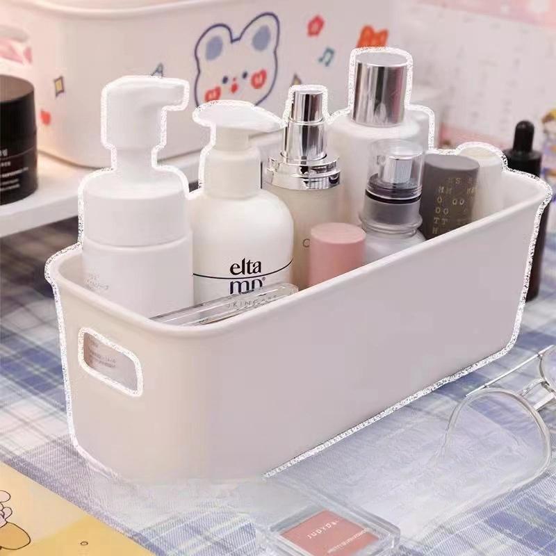 2 шт. корзина для хранения, студенческий настольный ящик для хранения закусок, пластиковый ящик для хранения косметики