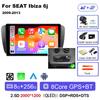 9-дюймовый автомобильный мультимедийный проигрыватель Android 14 Qualcom для SEAT Ibiza 6j 2009 2010 2011 2012 2013 беспроводной Carplay Android Auto 4G