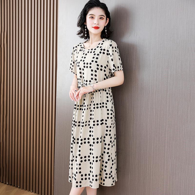 Летние элегантные платья, женские тонкие повседневные летние женские платья с короткими рукавами, винтажная одежда в корейском стиле
