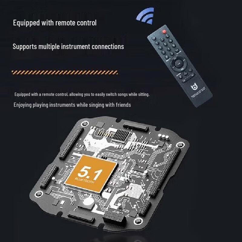 Портативная Bluetooth-колонка для караоке высокой мощности Beide, штекер CN (адаптер в комплекте) (Китайская версия)