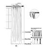 Tulle Curtains for Living Room Balcony Bedroom Translucent Modern Embroidered Curtain Gauze Window Screen 1PC Tree White Sheer