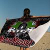 M-Metal M-Mulisha Микрофибровое одеяло Быстросохнущие пляжные полотенца Большой размер с принтом Супервпитывающее полотенце-одеяло для бассейна